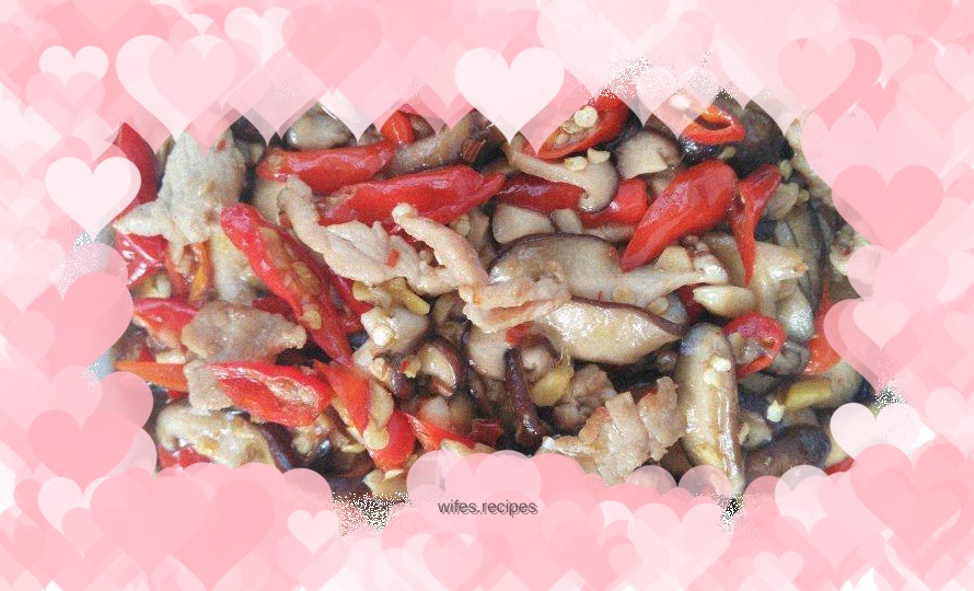 Stir-fried Pork with Mushrooms
