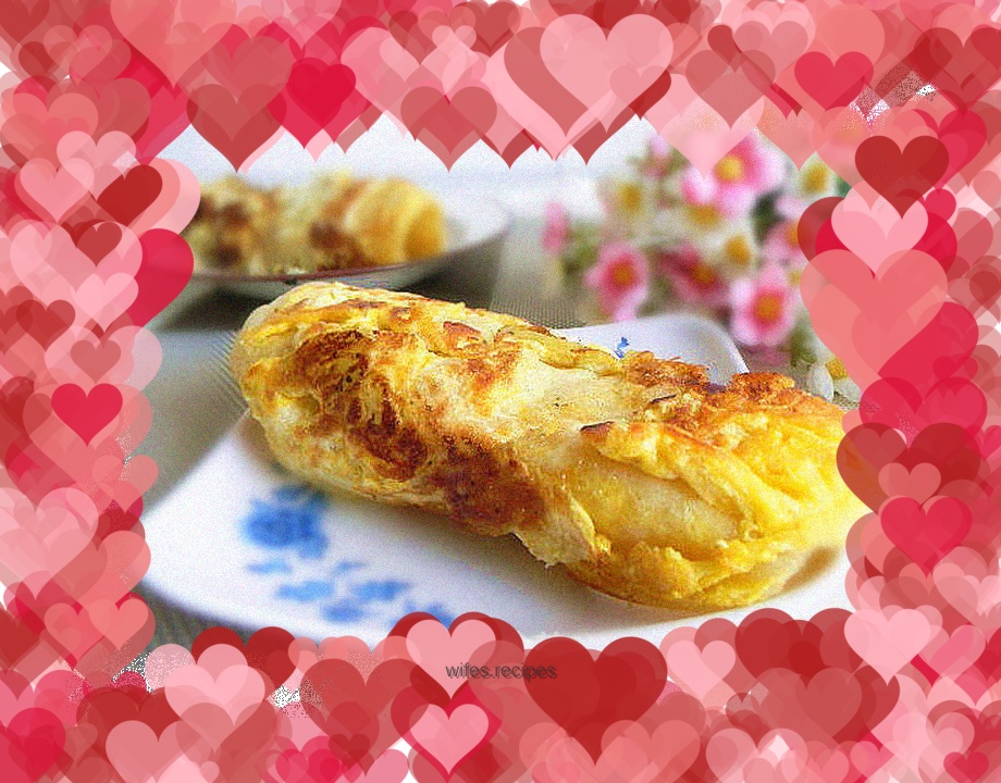 Oil and salt egg pancake