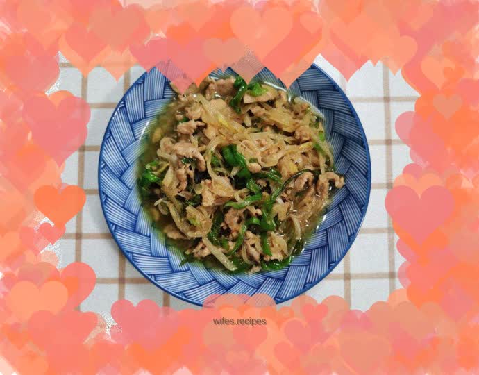 Shredded radish pork