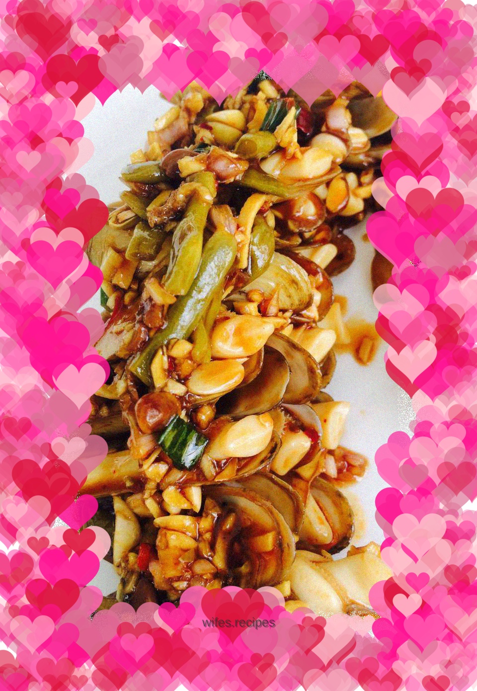 Cold sea razor clams