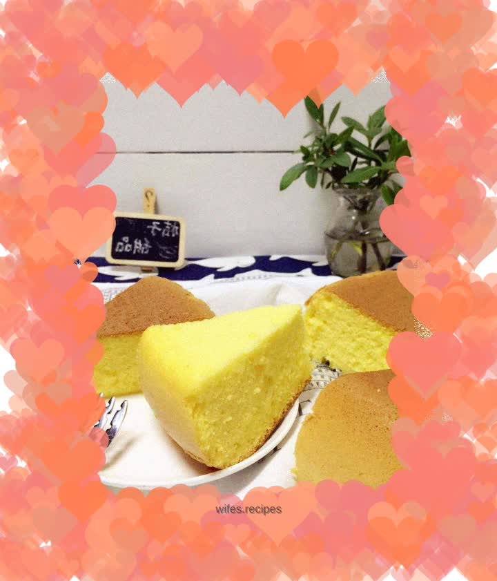 Rice cooker version of chiffon cake