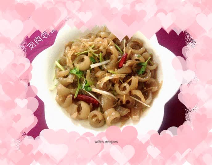 [Stir-fried Pork Skin]------Thick and full of flavor