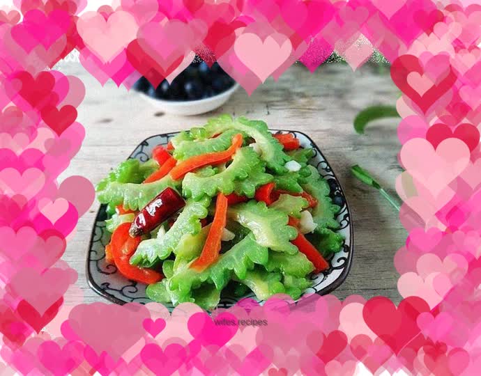 Vegetarian Fried Bitter Melon