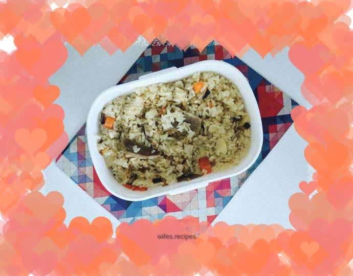 Golden braised rice