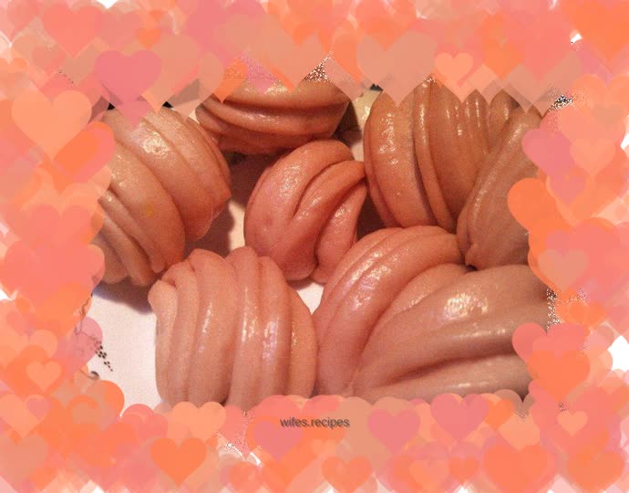 Milk-flavored flower roll