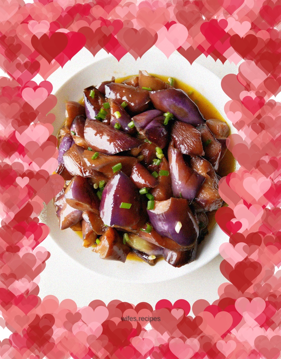 Braised eggplant