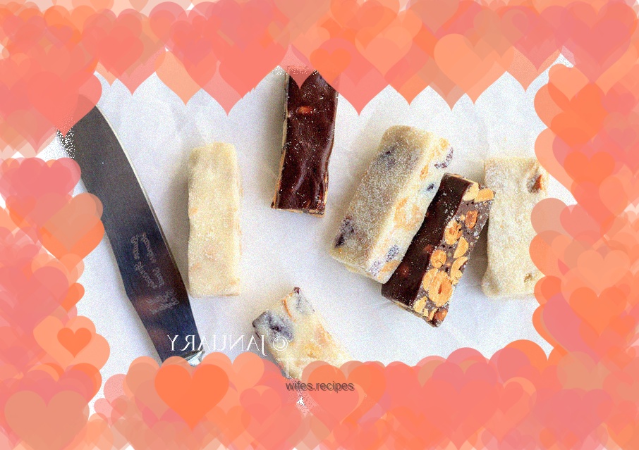 Various flavors of nougat