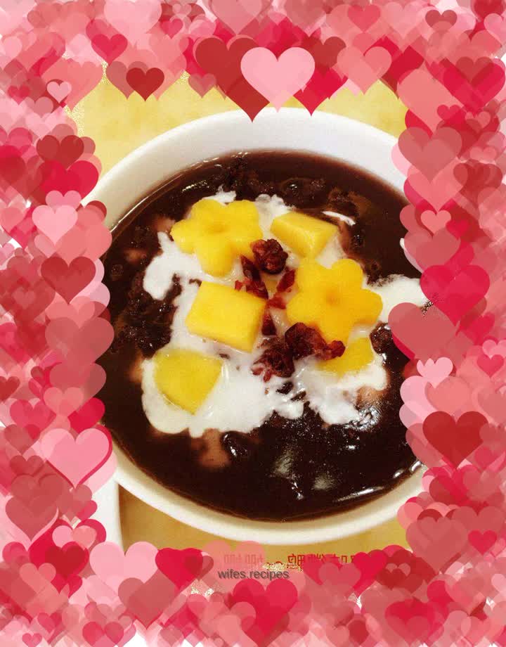 Purple Rice Coconut Milk Mango Porridge