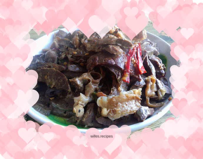 Spicy stir-fried pork lungs