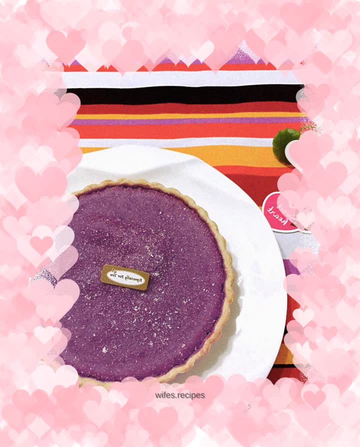 Coconut Milk Purple Sweet Potato Pie