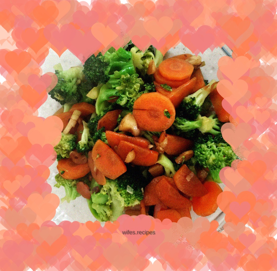Breakfast vegetables—garlic broccoli