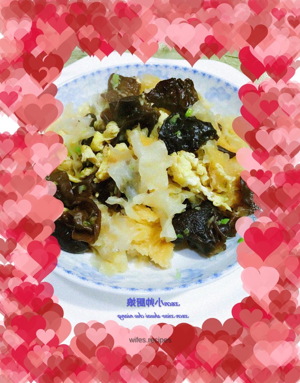 【Hebei】Fried ears with eggs