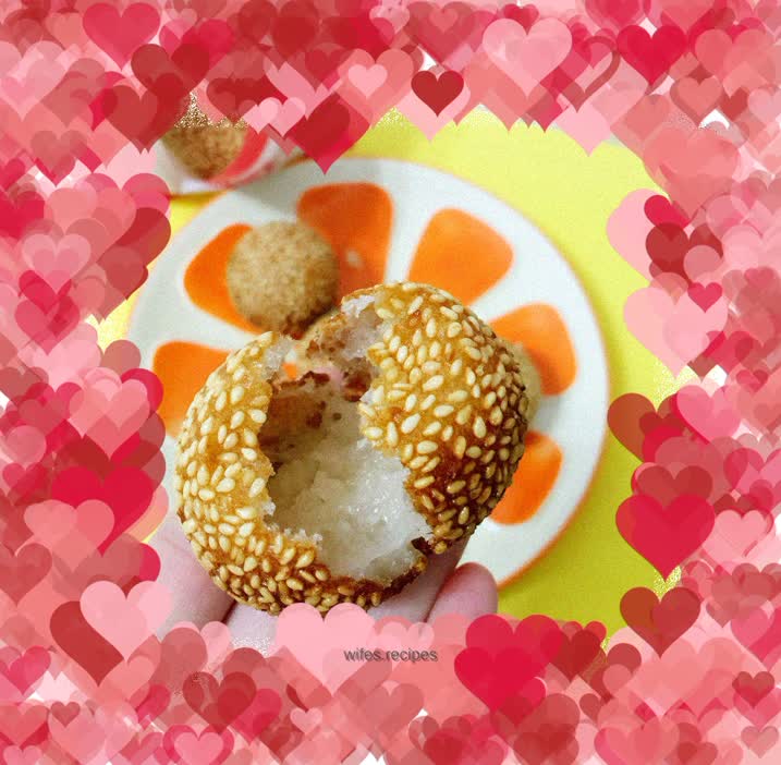 Hollow glutinous rice balls