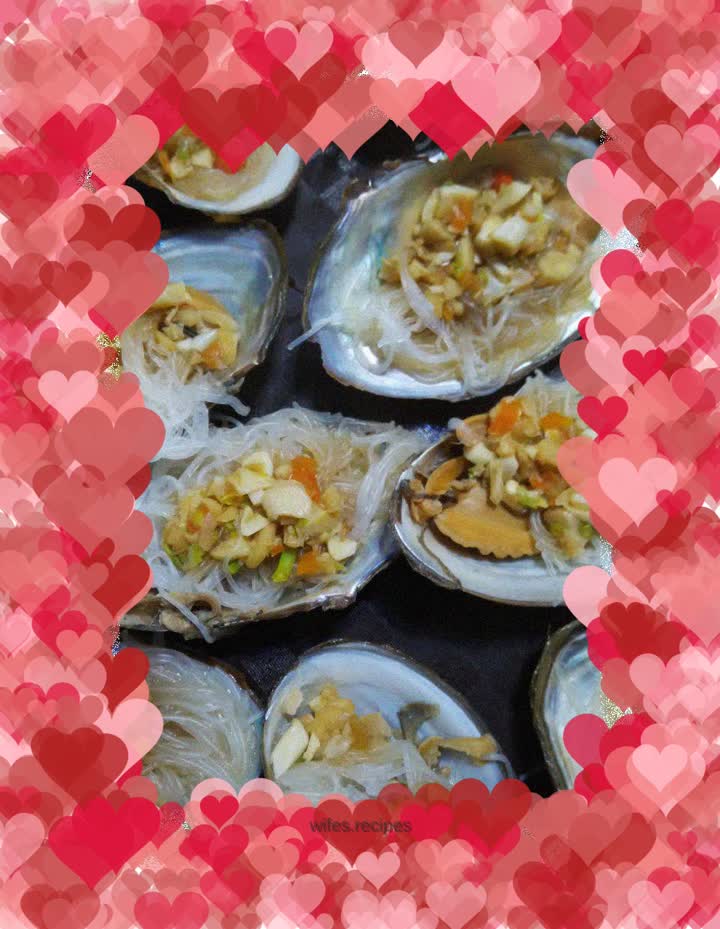 Steamed clams with vermicelli