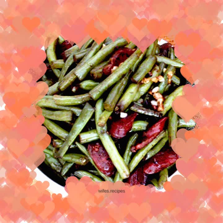 Stir-fried French Beans with Sausage