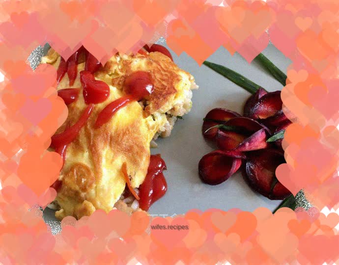 Omelet rice
