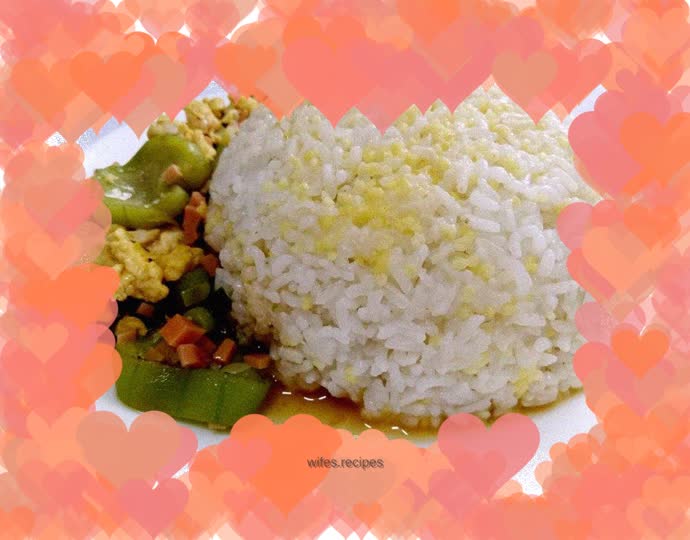 Egg Melon Rice