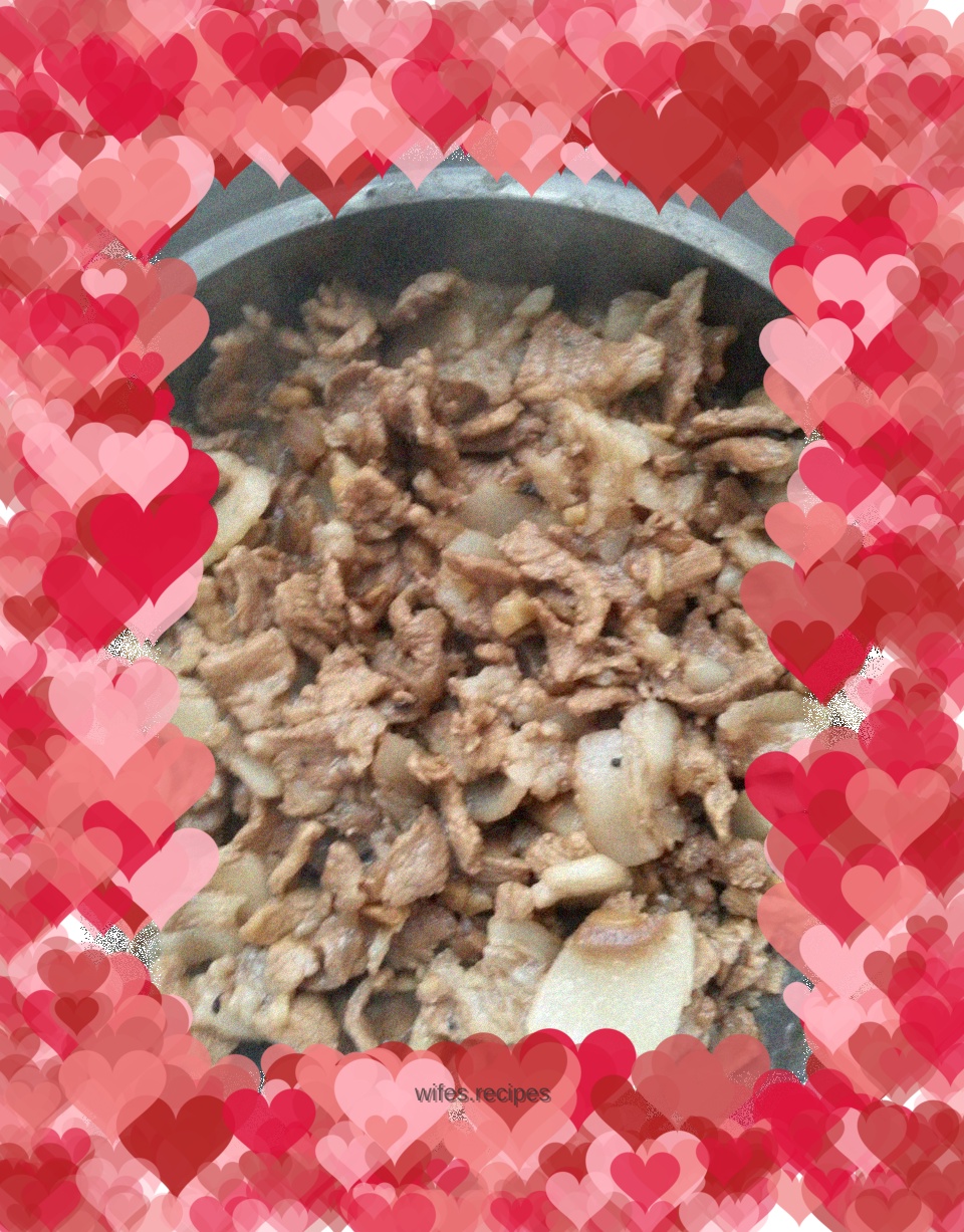 Fried pork slices with hawthorn sauce