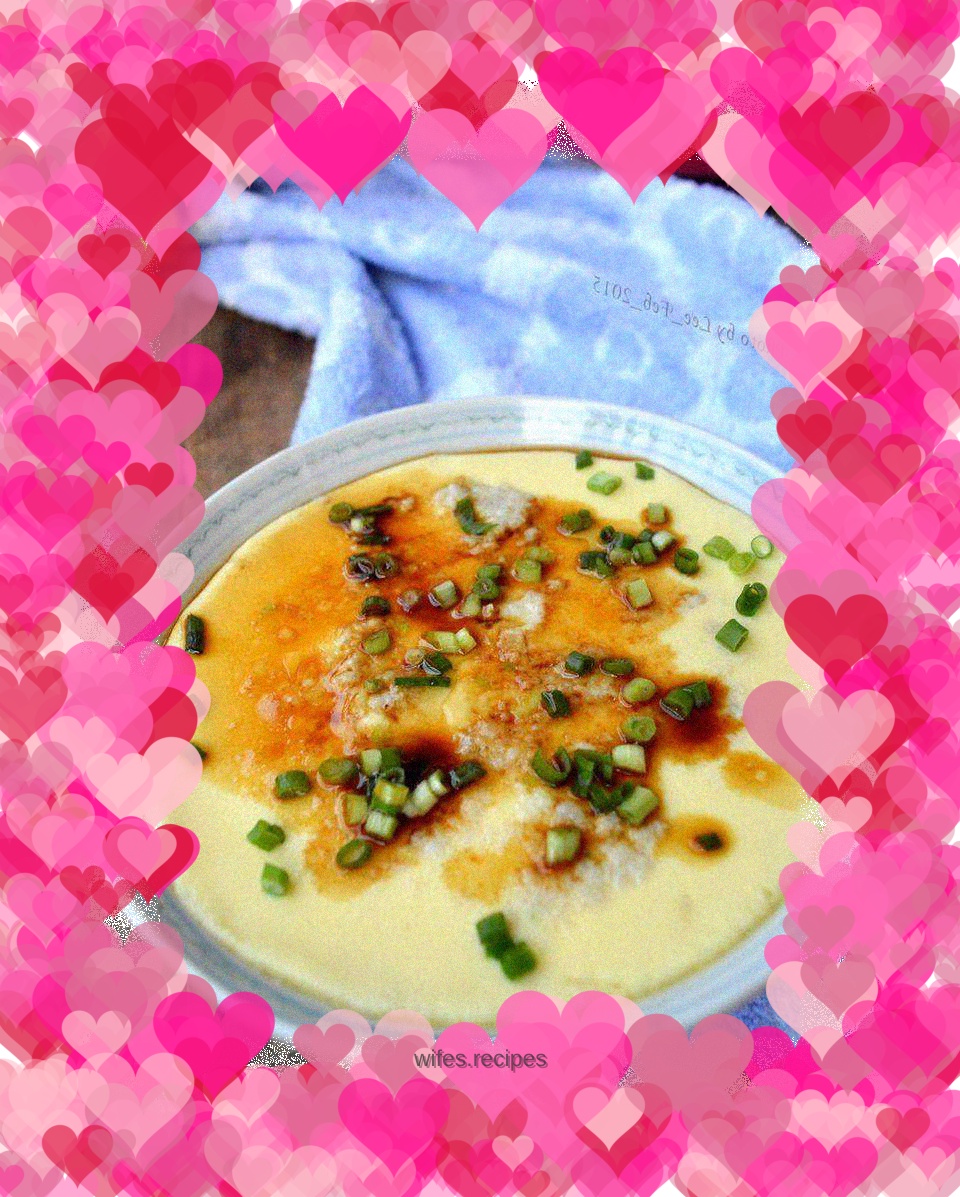 Steamed Egg with Minced Pork