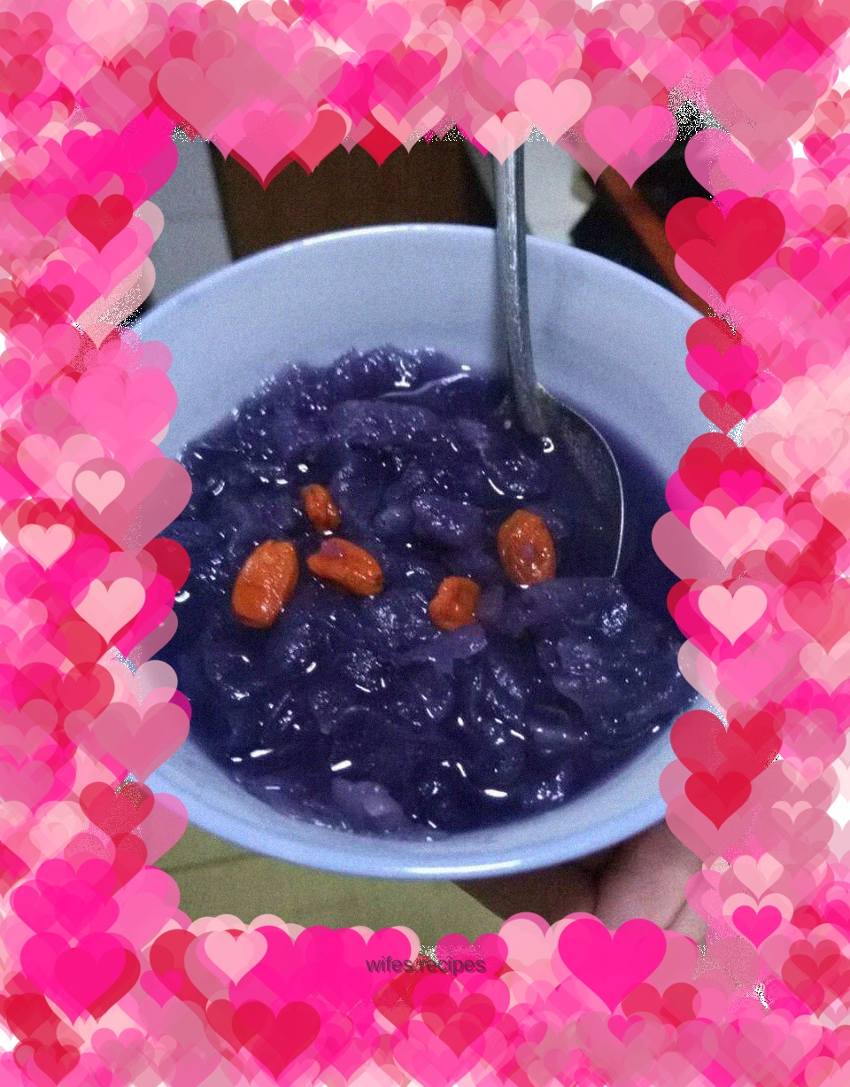 Tremella fungus and purple sweet potato soup that relieves the pain of chemotherapy patients