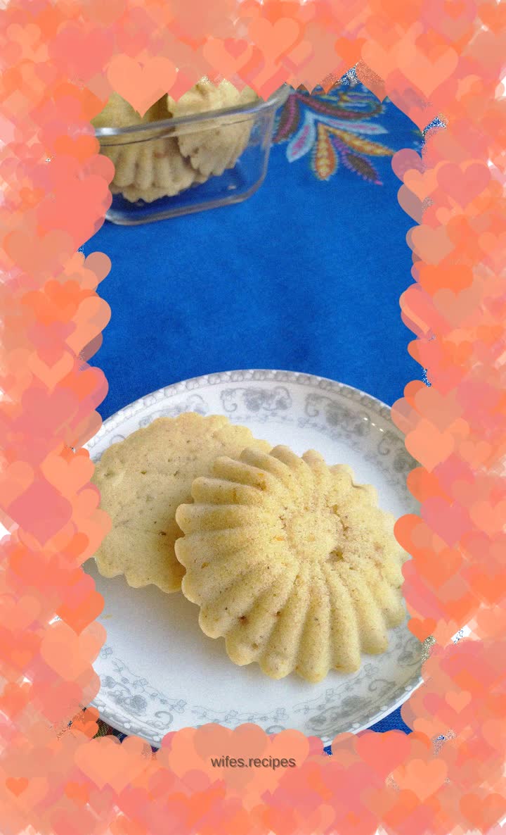 Clever use of egg tart molds~~~Orange flavored mini cakes