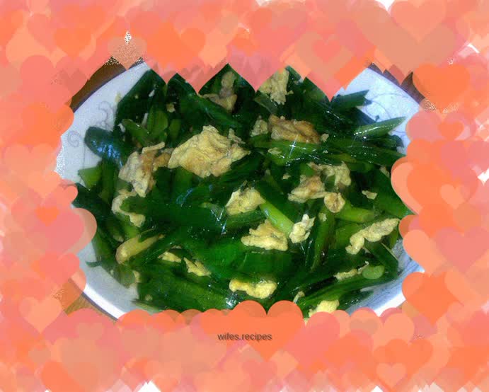 Garlic scrambled eggs