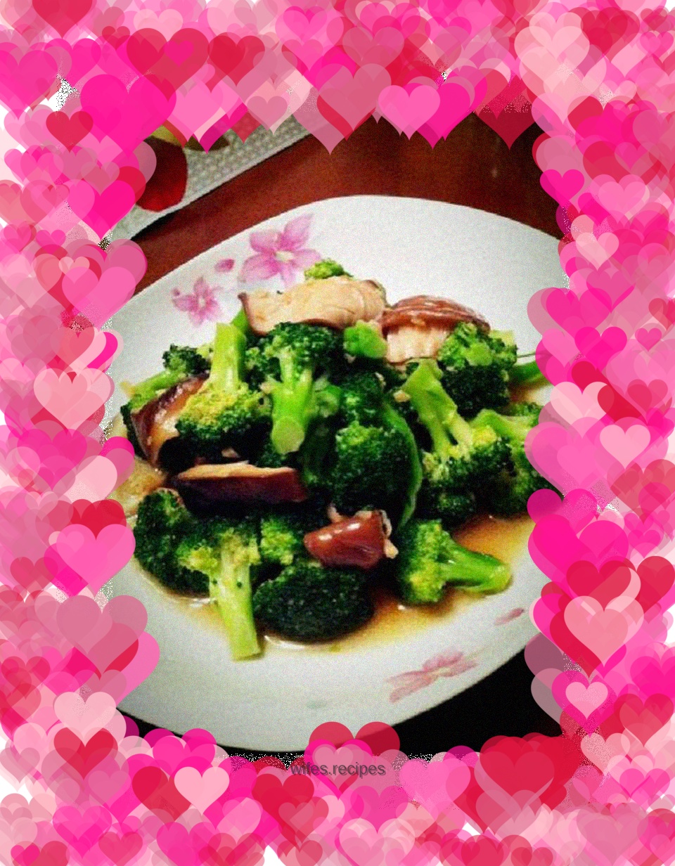 Garlic Mushrooms and Broccoli