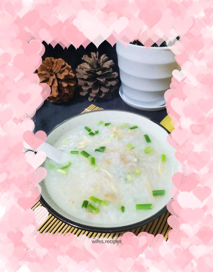 Shredded chicken porridge