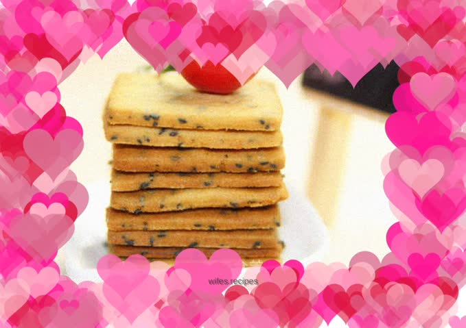 Black sesame cookies - Kuaishou cookies are extremely fragrant