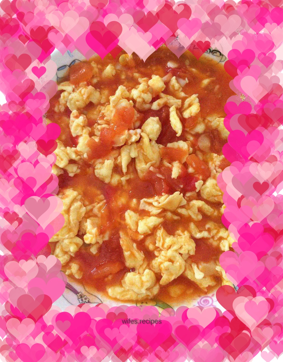 Tomato scrambled eggs
