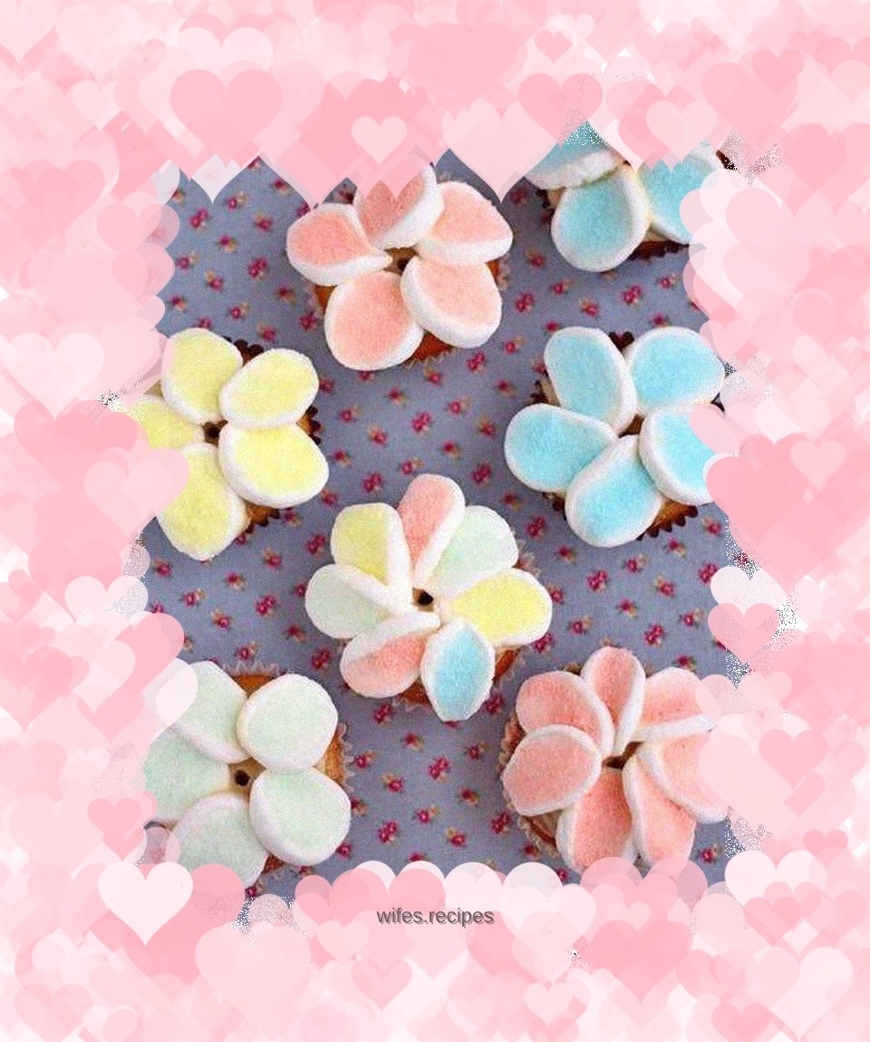 Marshmallow Muffin Cake