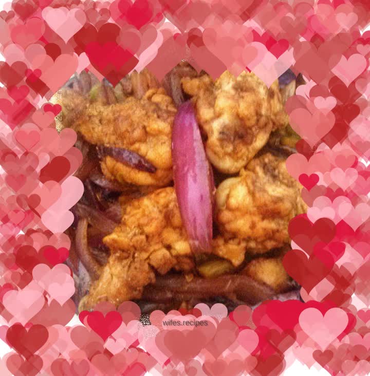 Delicious【Fried Chicken Legs with Onions】