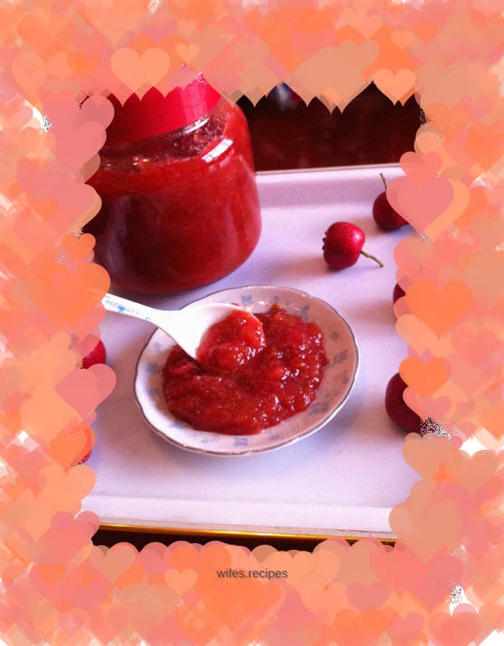 Homemade hawthorn sauce