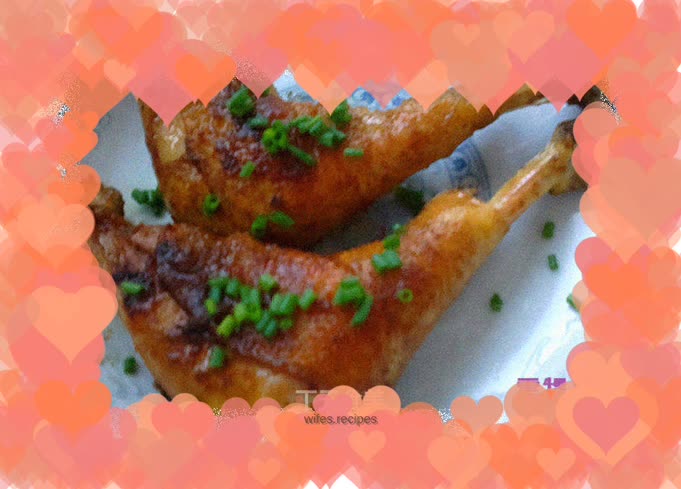 Savory chicken legs, a summer snack