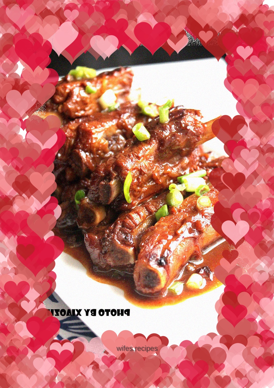 Braised pork ribs