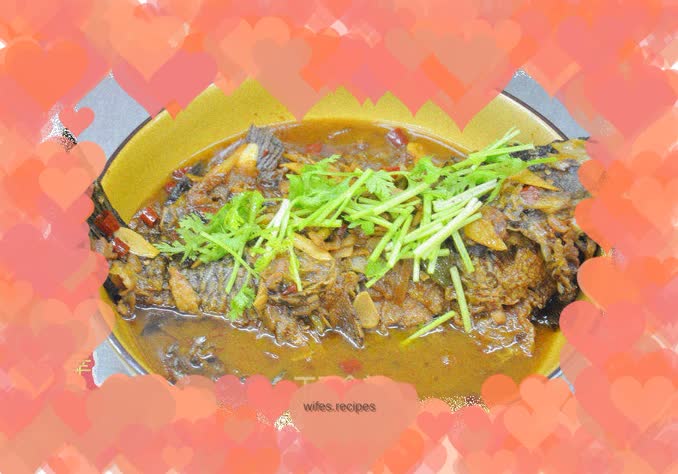 Sautéed Carp with Scallions and Ginger Scales