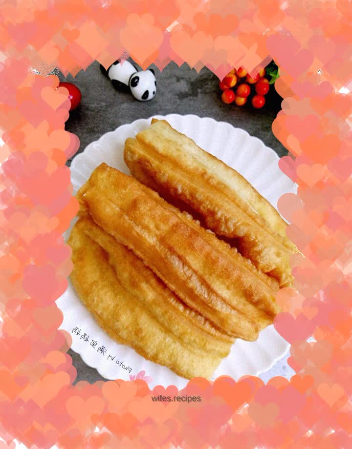 Homemade healthy fried dough sticks