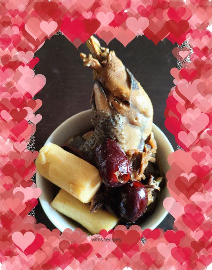 Tea Tree Mushroom Huaishan Black-bone Chicken Soup