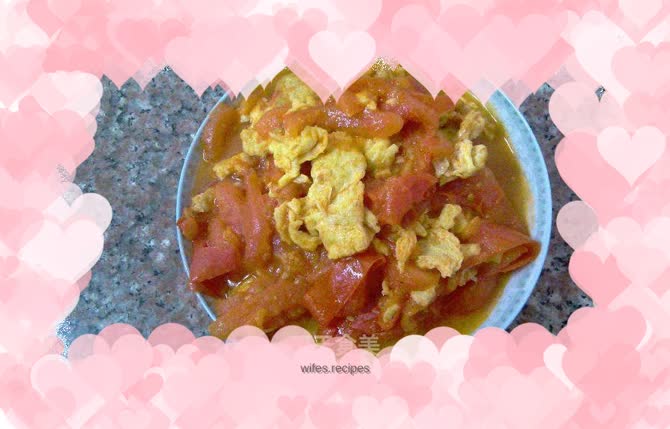 Scrambled eggs with tomatoes