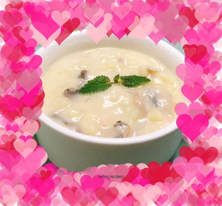 【Cream of Mushroom Soup】12 months old + baby food