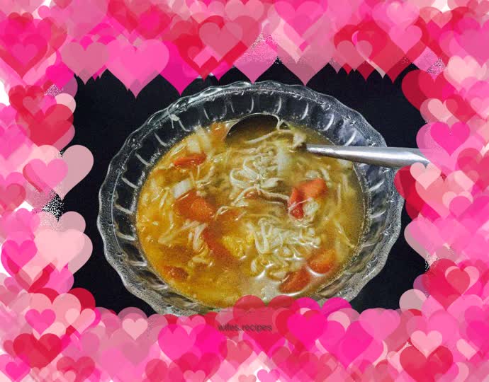 Vegetable and meat soup