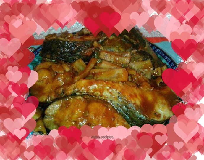 Braised Fish Nuggets in Sauce - Waterless Version