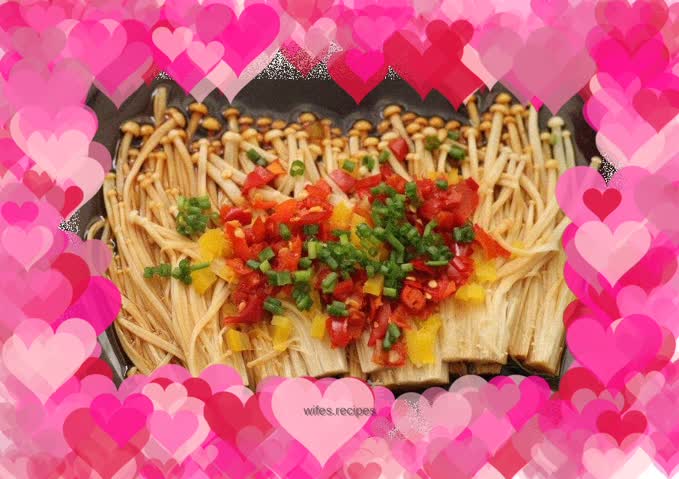 Chopped Pepper Enoki Mushroom