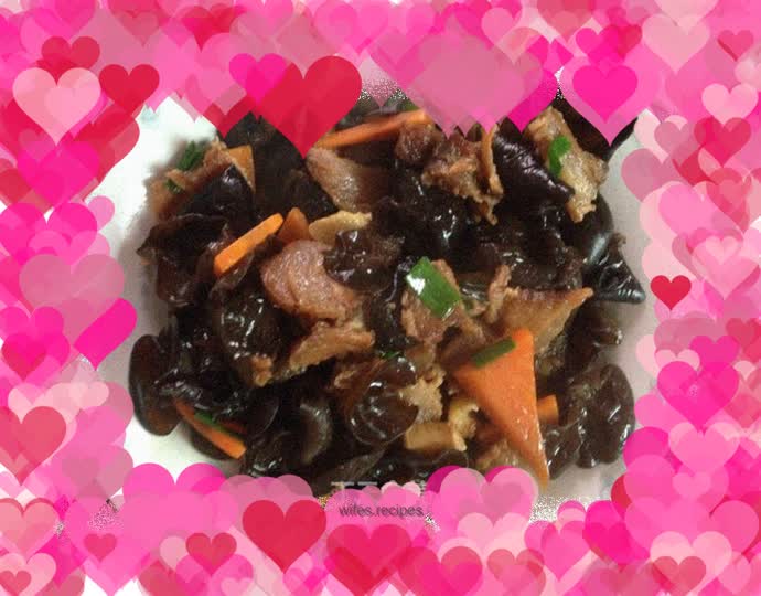 Pork with Fungus Sauce