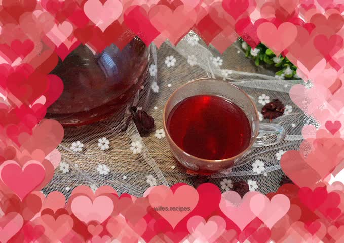 Roselle Rock Sugar Snow Pear Drink