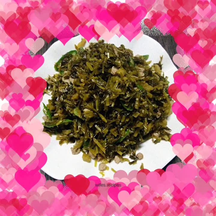 Fried pickled vegetables