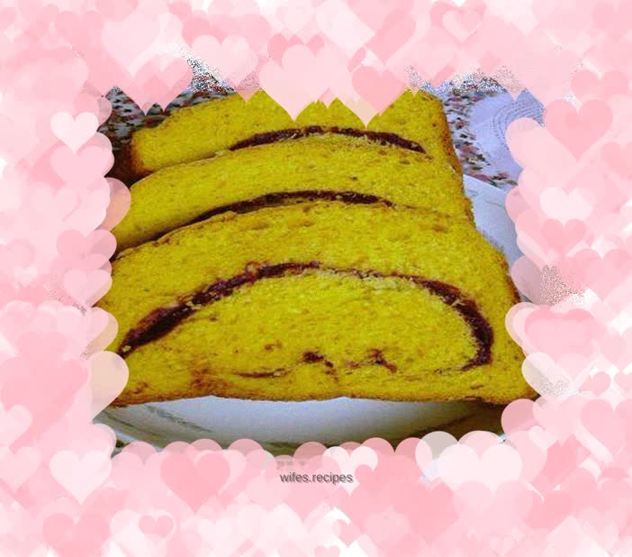 Purple Sweet Potato Pumpkin Toast