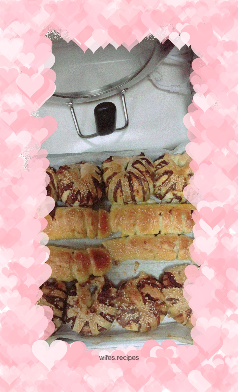 Pinto Bean Paste Caterpillar Bread