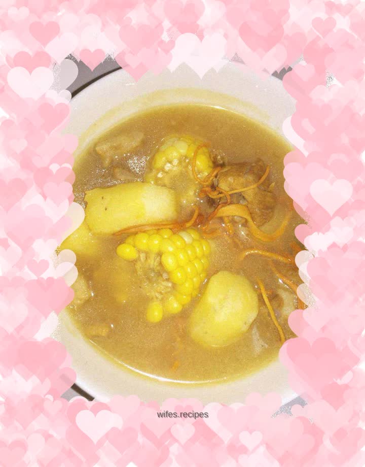 Cordyceps, Yam and Pork Ribs Soup