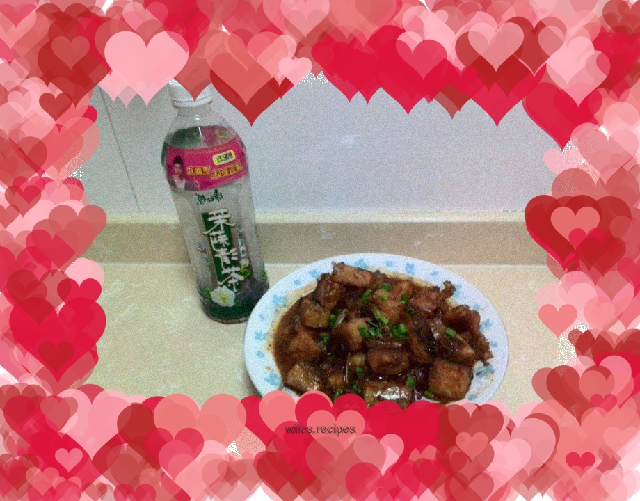 Braised salted herring